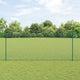 Clôture Vidaxxl avec poteau vert 1,4 x 10 m acier et PVC