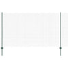 Clôture Vidaxxl avec poteau vert 1,4 x 10 m acier et PVC