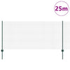 Clôture Vidaxxl avec poteau vert 1 x 25 m en acier