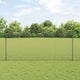 Clôture Vidaxl avec poteau gris 1,4 x 10 m acier et PVC