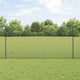 Clôture Vidaxl avec poteau gris 1,2 x 25 m acier et PVC