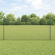 Clôture Vidaxl avec poteau gris 1,2 x 25 m acier et PVC