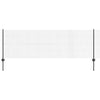 Clôture Vidaxl avec poteau gris 0,8 x 50 m acier et PVC