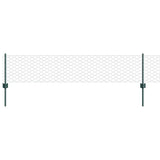 Clôture Vidaxxl avec poteau vert 0,4 x 10 m acier et PVC - afbeelding 2