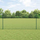 Clôture Vidaxxl avec poteau vert 1,2 x 25 m en acier