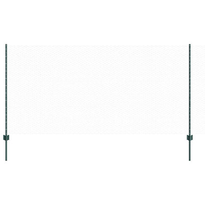 Clôture Vidaxxl avec poteau vert 1,2 x 25 m en acier