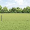 Clôture Vidaxl avec poteau gris 0,4 x 10 m acier et PVC