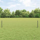 Clôture Vidaxl avec poteau gris 0,4 x 10 m acier et PVC