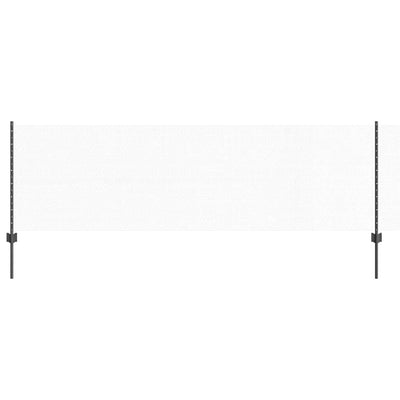 Clôture Vidaxl avec poteau gris 0,8 x 50 m acier et PVC