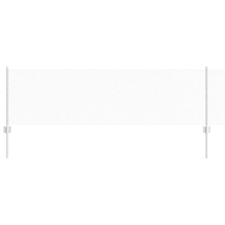 Clôture Vidaxxl avec poteau argent 0,6 x 10 m en acier