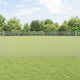 Clôture Vidaxxl avec poteau argent 0,8 x 10 m en acier