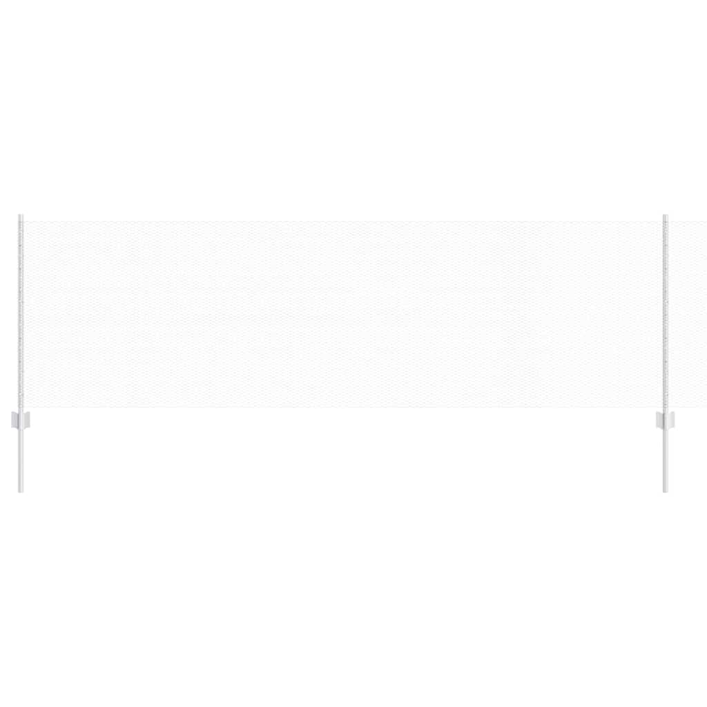 Clôture Vidaxxl avec poteau argent 0,8 x 10 m en acier