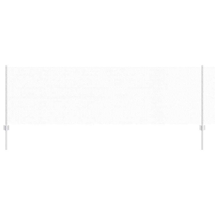 Clôture Vidaxxl avec poteau argent 0,8 x 10 m en acier