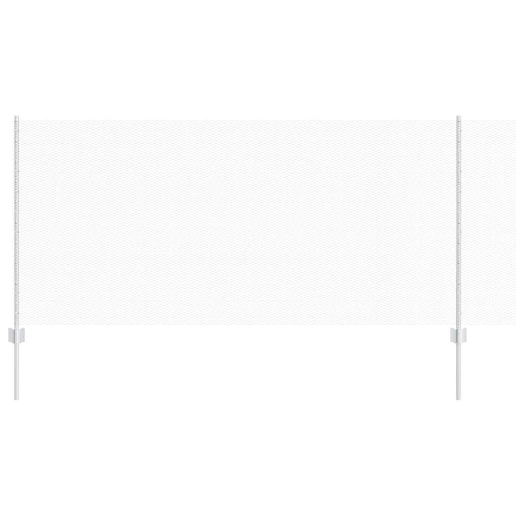 Vidaxxl clôture avec poteau argent 1 x 10 m acier