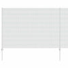 Clôture Vidaxl avec poteau argenté 1,5 x 10 m en acier