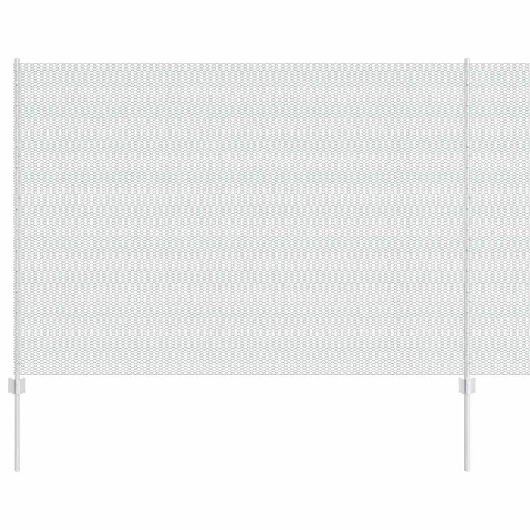 Clôture Vidaxxl avec poteau argent 1,6 x 10 m en acier