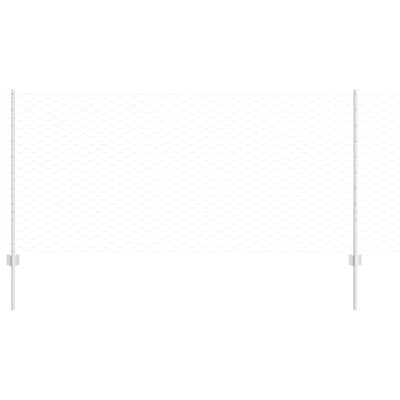 Vidaxxl clôture avec poteau argent 1 x 25 m acier