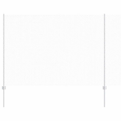 Clôture Vidaxxl avec poteau argenté 1,5 x 25 m en acier