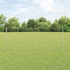 Vidaxxl clôture avec poteau argent 1 x 25 m acier