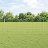 Vidaxxl clôture avec poteau argent 1 x 25 m acier