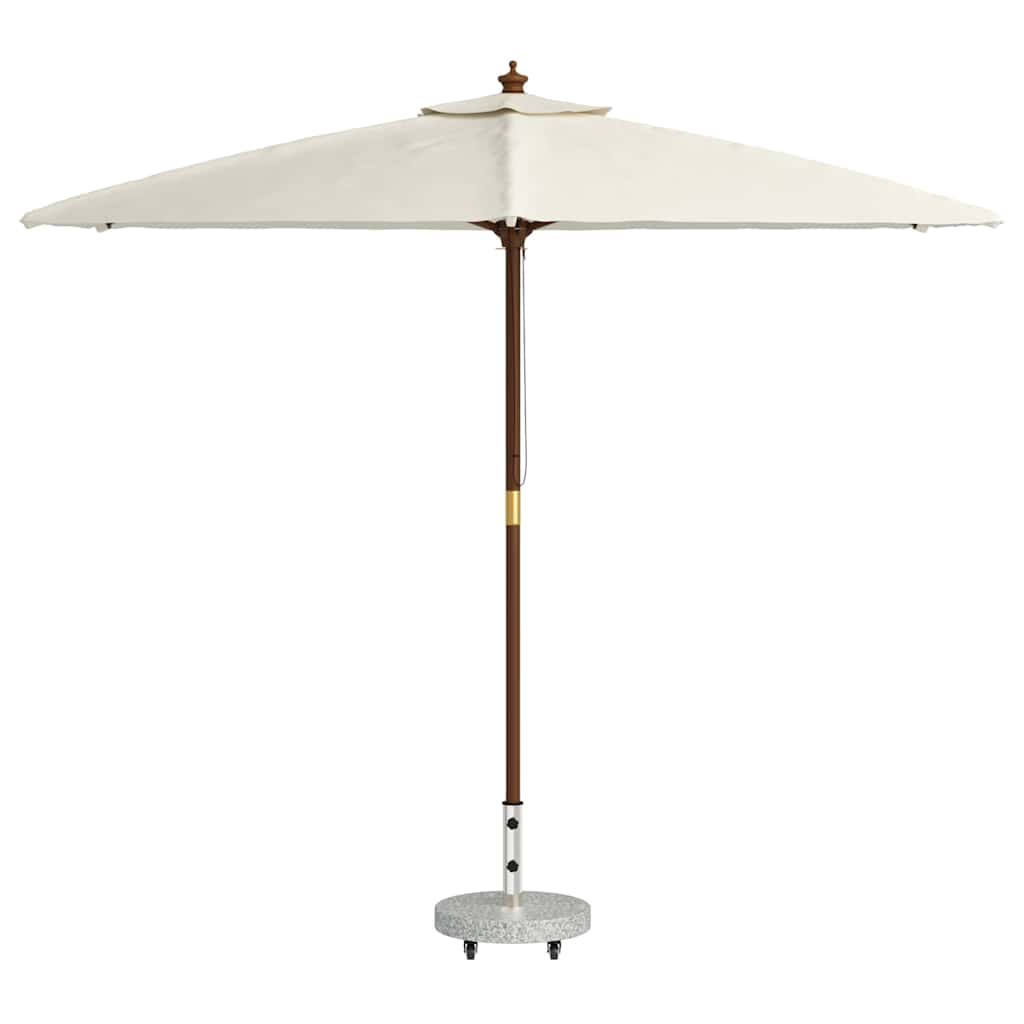 Vidaxl pied de parasol gris 45 x 45 x 45 cm granit et inox