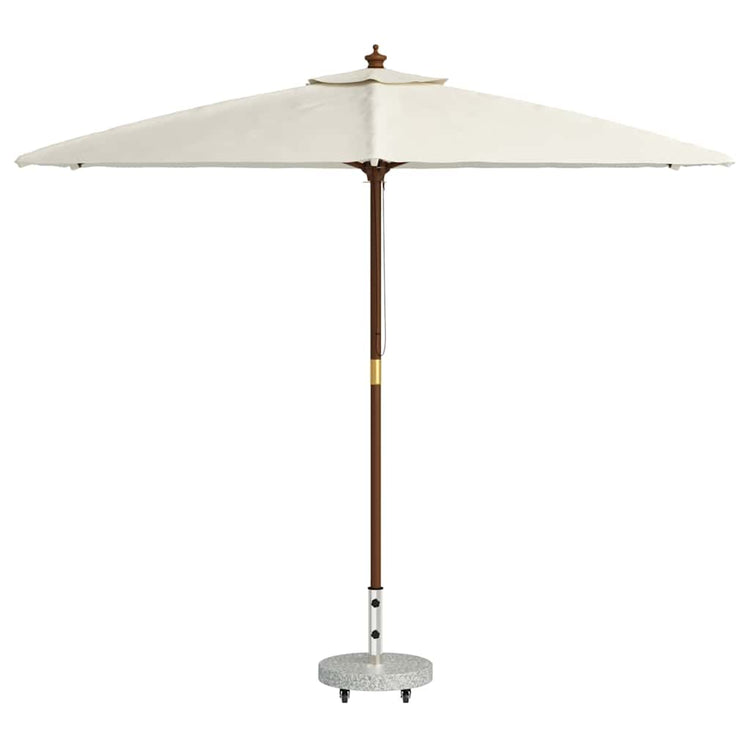 Vidaxl pied de parasol gris 45 x 45 x 45 cm granit et inox