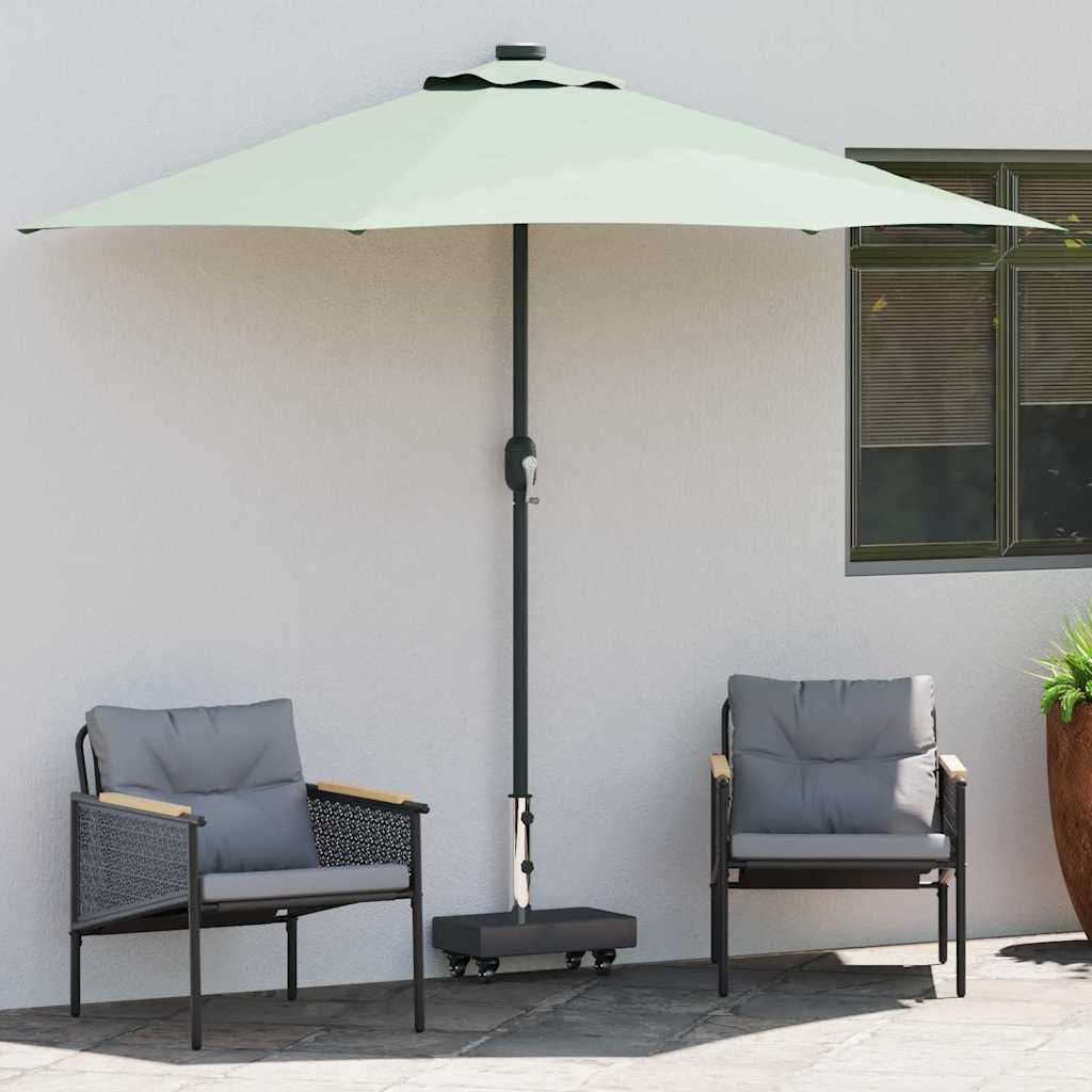 Vidaxl pied de parasol noir 45 x 25 x 45 cm granit
