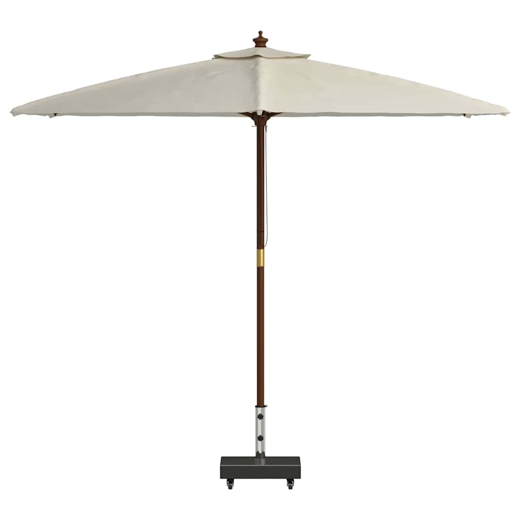 Vidaxl pied de parasol noir 45 x 25 x 45 cm granit