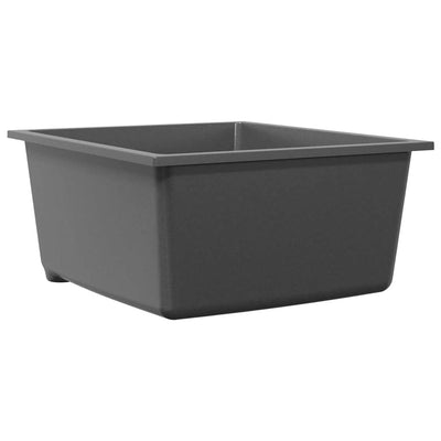Vidaxx évier de cuisine gris 38 x 44 x 20 cm granit