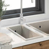 Vidaxx évier de cuisine beige 21 x 44 x 14 cm granit