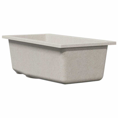 Vidaxx évier de cuisine beige 21 x 44 x 14 cm granit