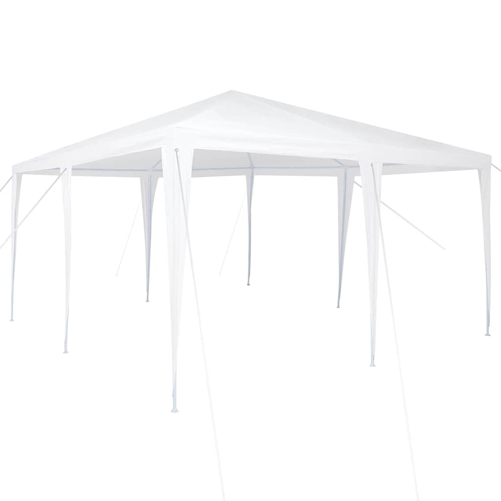 Tente de fête Vidaxx blanche 400 x 400 x 266 cm polyéthylène et acier