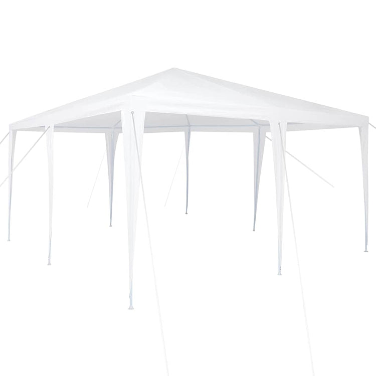 Tente de fête Vidaxx blanche 400 x 400 x 266 cm polyéthylène et acier