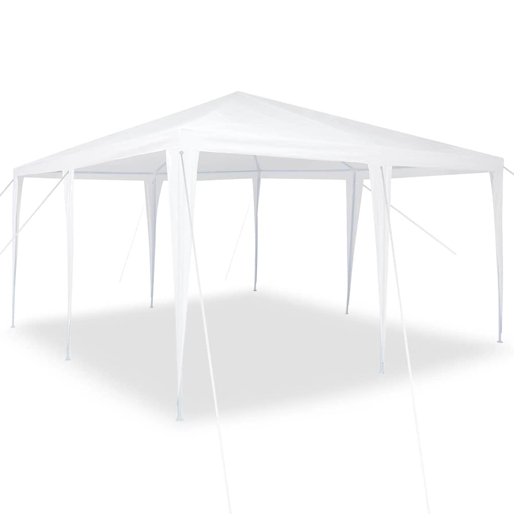 Tente de fête Vidaxx blanche 400 x 400 x 266 cm polyéthylène et acier