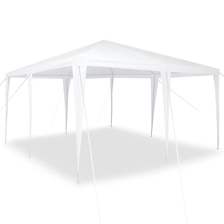 Tente de fête Vidaxx blanche 400 x 400 x 266 cm polyéthylène et acier