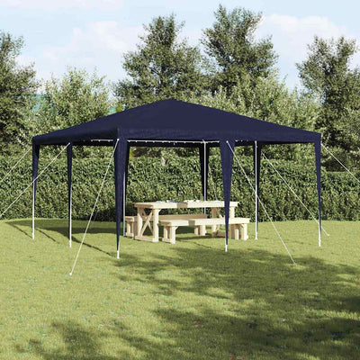 Vidaxx tente de fête bleue 400 x 400 x 266 cm polyéthylène et acier