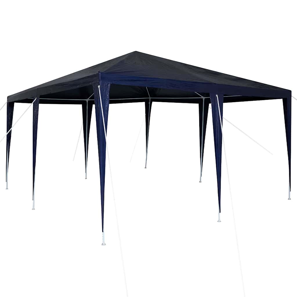 Vidaxx tente de fête bleue 400 x 400 x 266 cm polyéthylène et acier
