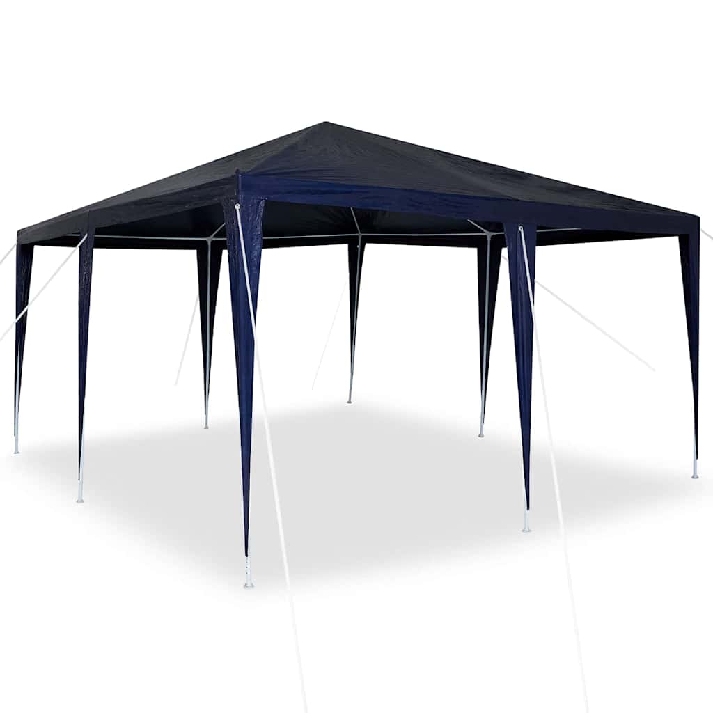 Vidaxx tente de fête bleue 400 x 400 x 266 cm polyéthylène et acier