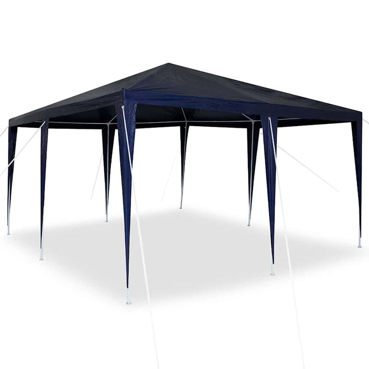 Vidaxx tente de fête bleue 400 x 400 x 266 cm polyéthylène et acier