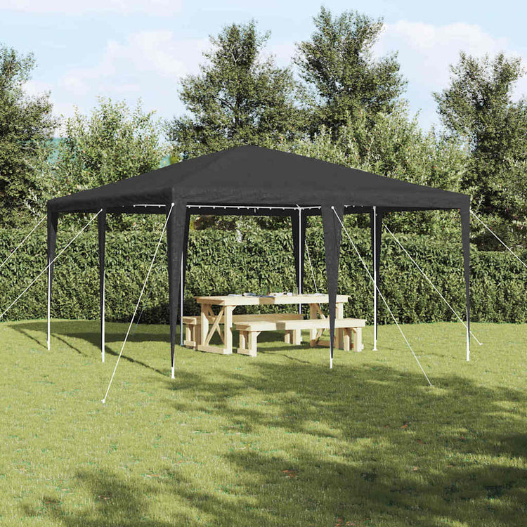 Vidaxx tente de fête anthracite 400 x 400 x 266 cm polyéthylène et acier