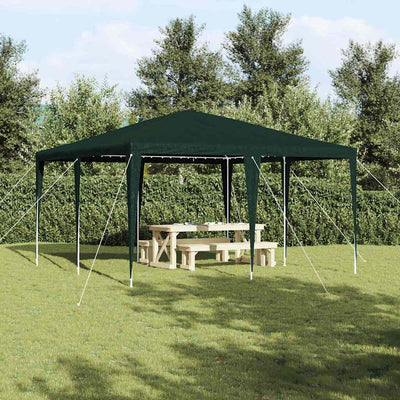 Vidaxx tente de fête verte 400 x 400 x 266 cm polyéthylène et acier