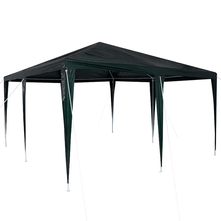 Vidaxx tente de fête verte 400 x 400 x 266 cm polyéthylène et acier