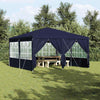 Vidaxx tente de fête bleu 400 x 400 x 266 cm polyéthylène