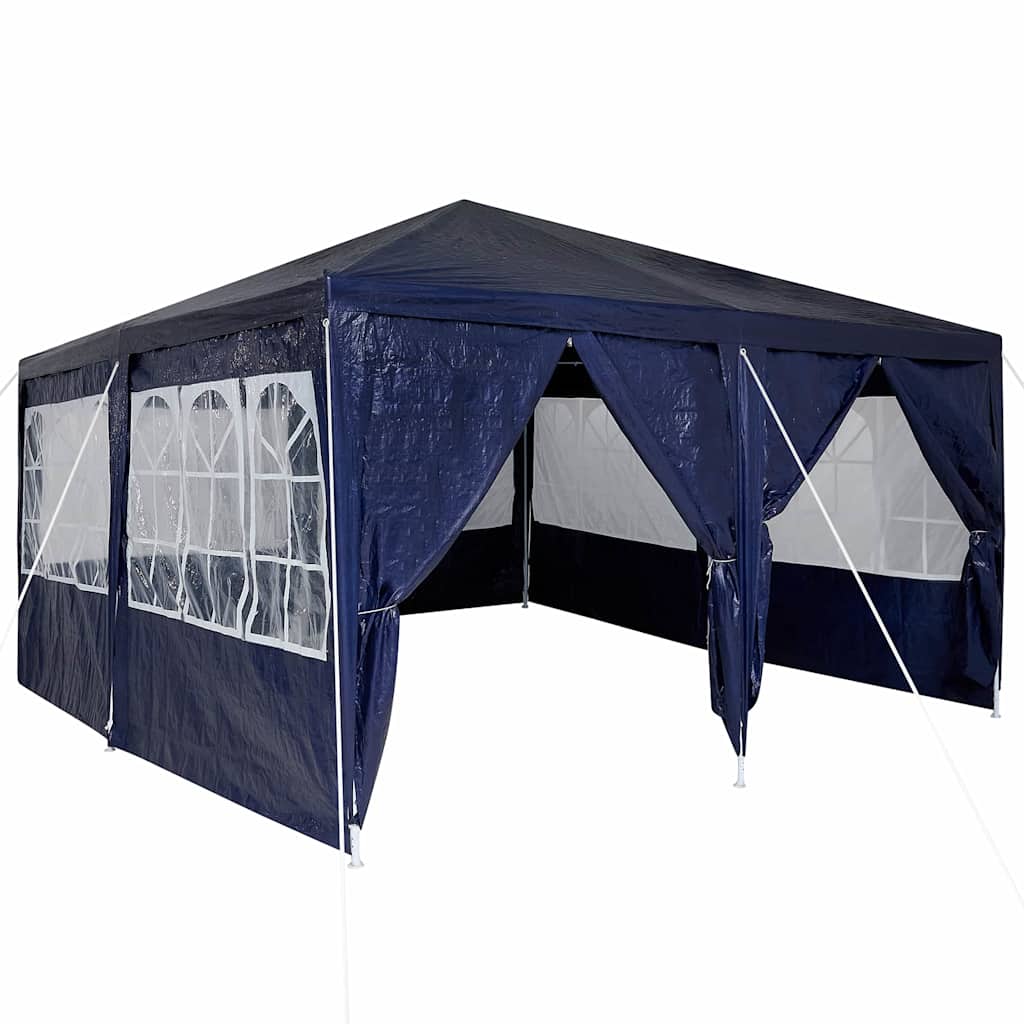 Vidaxx tente de fête bleu 400 x 400 x 266 cm polyéthylène