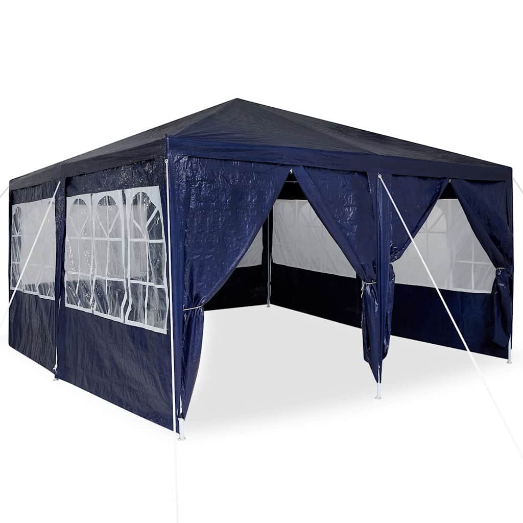 Vidaxx tente de fête bleu 400 x 400 x 266 cm polyéthylène