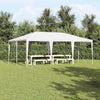 Tente de fête Vidaxx blanche 600 x 400 x 266 cm polyéthylène et acier