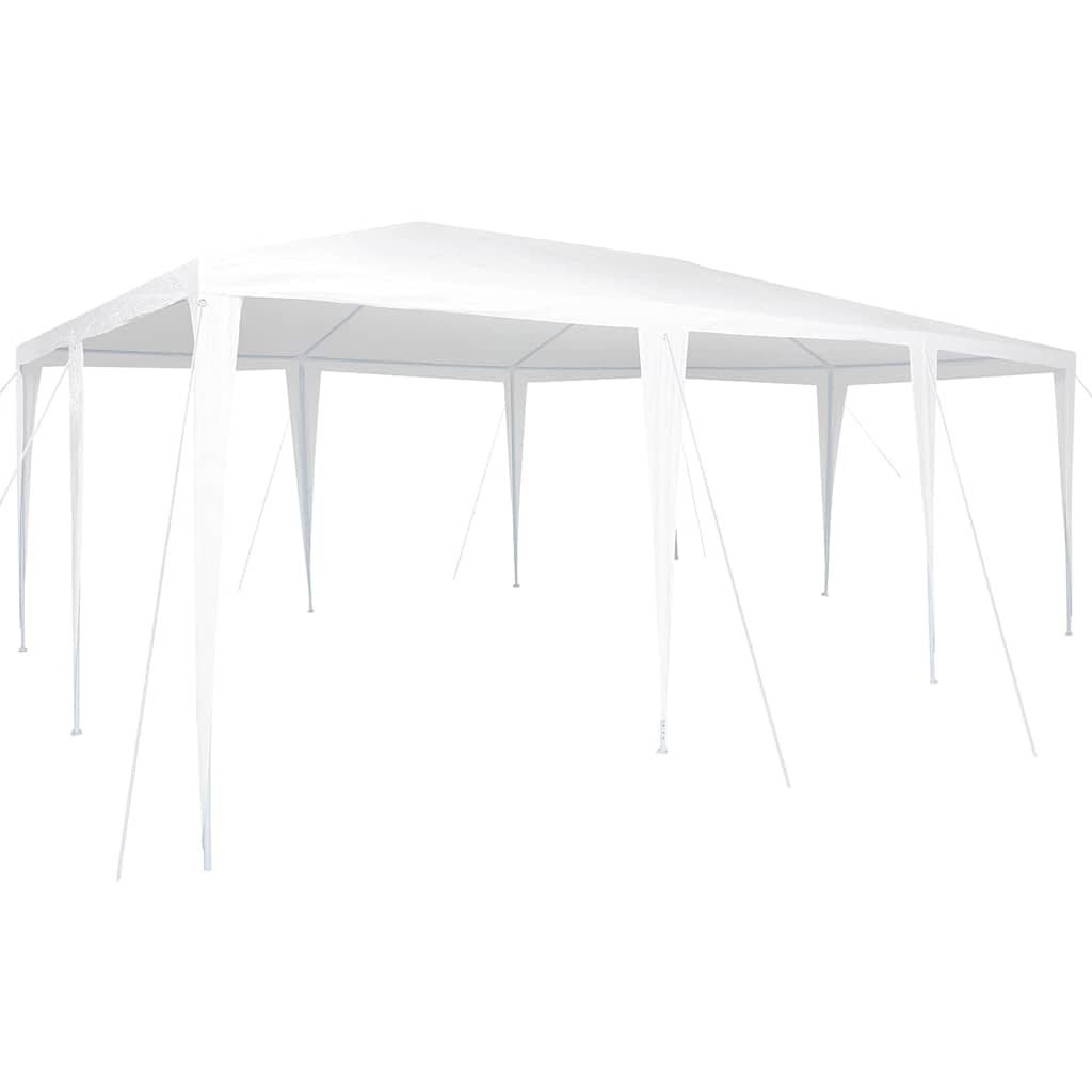 Tente de fête Vidaxx blanche 600 x 400 x 266 cm polyéthylène et acier