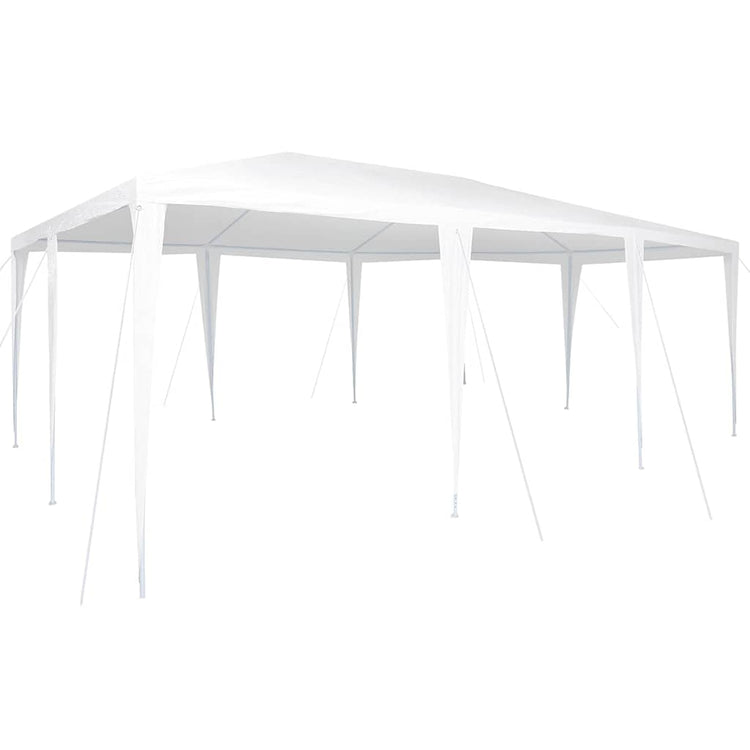 Tente de fête Vidaxx blanche 600 x 400 x 266 cm polyéthylène et acier