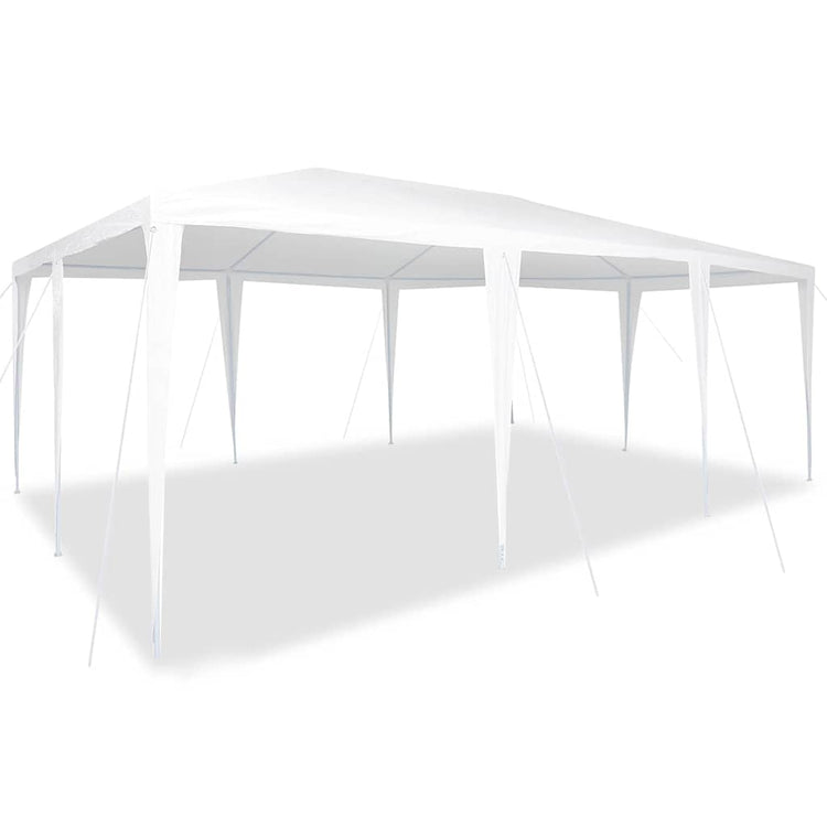 Tente de fête Vidaxx blanche 600 x 400 x 266 cm polyéthylène et acier