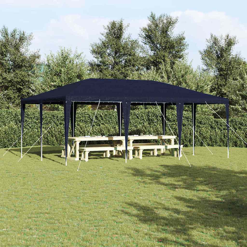 Vidaxx tente de fête bleue 600 x 400 x 266 cm polyéthylène et acier